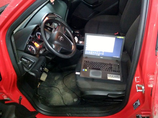 Opel Astra J 1.6L (A16XER) - Запись модифицированной прошивки в ЭБУ
