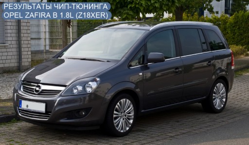 Opel Zafira B (Z18XER, Simtec 75.5) - Внешний вид автомобиля