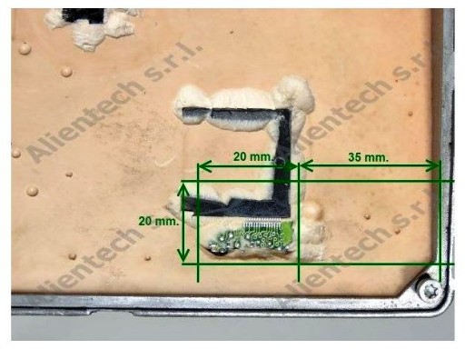 Sagem S2000 - Alientech. Расположение Boot-pin 1