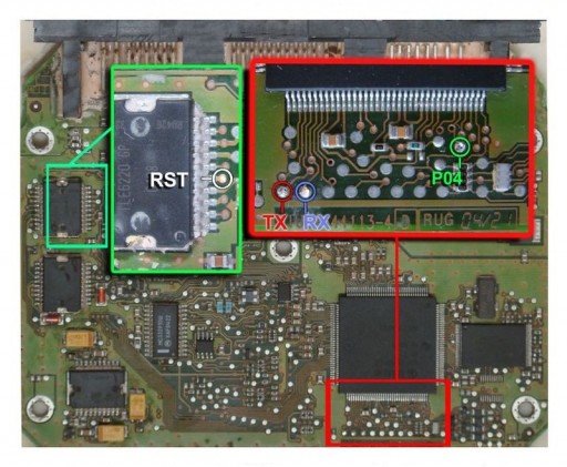 Sagem S2000 - FLASHit ECU-KIT. Точки подключения 2