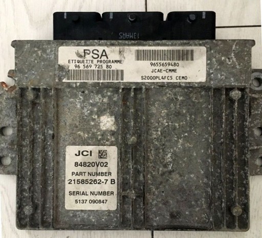 Sagem S2000PL4FC5 - Внешний вид ЭБУ двигателя JCI