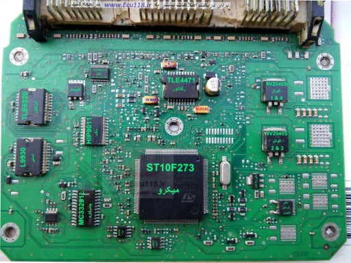 Sagem S2000PL4FC5 - Элементная база ЭБУ