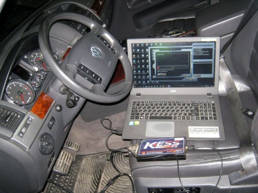Volkswagen Touareg (7LA) V8 4.2L AXQ - Процесс чип-тюнинга автомобиля