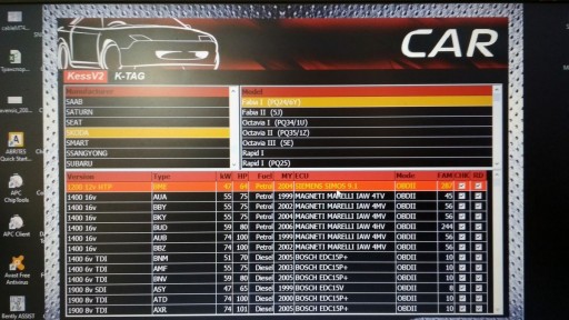 Skoda Fabia 1.2L BBM Simos 9.1 - Загрузчик KESS V2