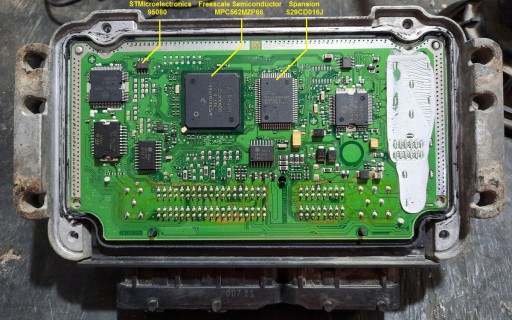 Suzuki Grand Vitara JB632 - ЭБУ Bosch ME9.6.2 (процессор, flash-память и eeprom))