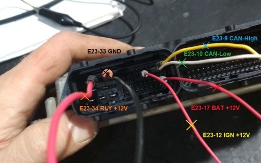 Suzuki Grand Vitara JB632 - ECU Bosch ME9.6.2 pinout