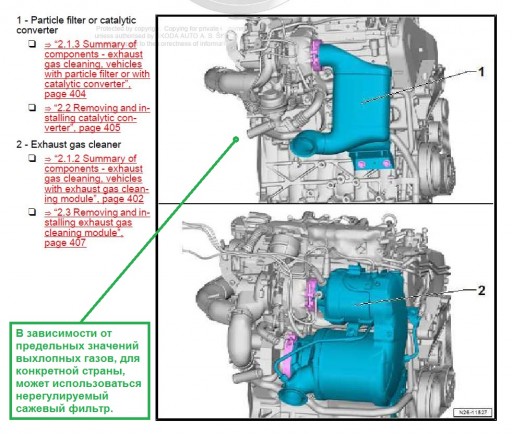 Volkswagen Tiguan 2.0TDI DBGC Bosch EDC17C74 - Инструкция по удалению DPF