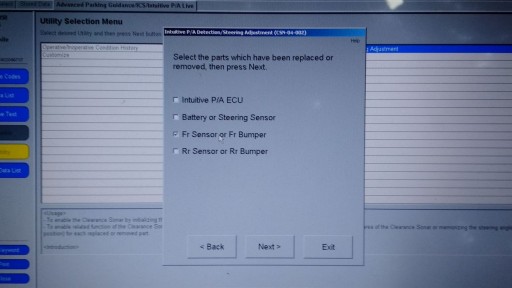 Lexus RX350 4Gen. - Intuitive P/A Detection/Steering Adjustment - step 2