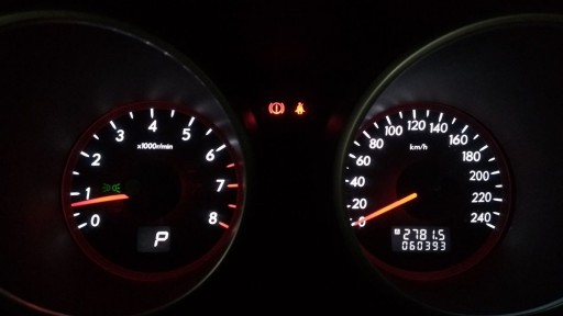 Subaru Tribeca B9 - AT Oil Temp not blinking
